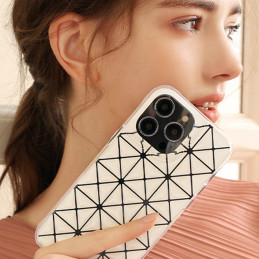 Kingxbar Miya Series iPhone 14 Plus dėklas, galinis dangtelis, lazerio spalva
