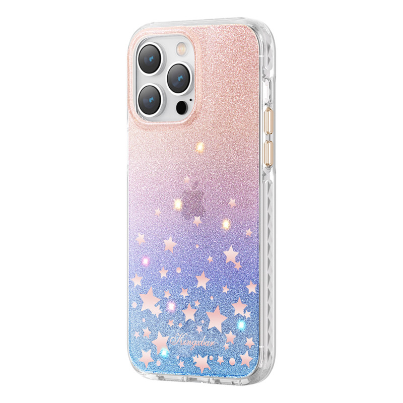 Kingxbar Heart Star serijos dėklas iPhone 14 Pro Max dėklas su zodiako žvaigždėmis