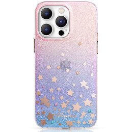 Kingxbar Heart Star serijos dėklas iPhone 14 Pro Max dėklas su zodiako žvaigždėmis