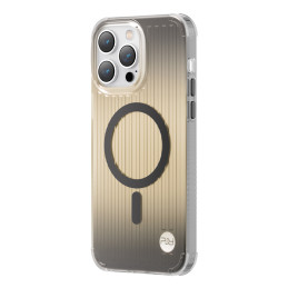 Kingxbar PQY Go Out serijos magnetinis dėklas iPhone 14 Pro MagSafe juodas