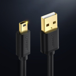 Ugreen kabelis USB - mini USB 480 Mbps 2 m juodas (US132 30472)