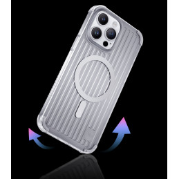 Kingxbar PQY Go Out serijos magnetinis dėklas iPhone 14 Plus MagSafe juodas