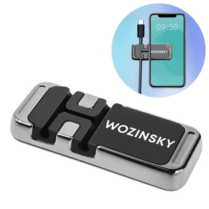Wozinsky magnetinis telefono laikiklis su kabelio tvarkykle (WMCDO-B1)