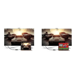 Ugreen kabelio kabelio adapteris vienkryptis adapteris su HDMI (kištukinis) į VGA (moteris) FHD juodas (MM105 40253)