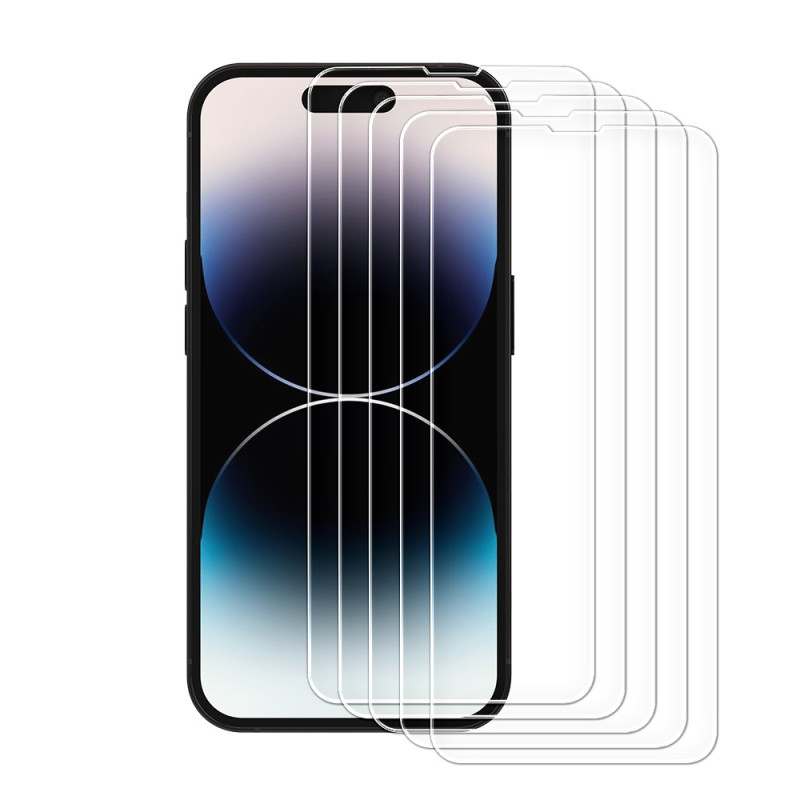 Joyroom Knight 2.5D FS TG 5x stiklinis iPhone 14 Plus viso ekrano (JR-DH07)