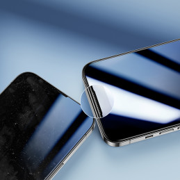 Joyroom Knight 2.5D TG grūdintas stiklas, skirtas iPhone 14 Plus viso ekrano su skaidriu rėmeliu (JR-H03)