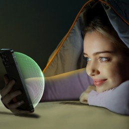 Joyroom Knight žalias stiklas skirtas iPhone 14 Pro Max su Anti Blue Light filtru visam ekranui (JR-G04)