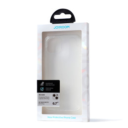 „Joyroom 14X Case Case“, skirtas „iPhone 14 Plus“, patvarus dangtelis, skaidrus korpusas (JR-14X3)
