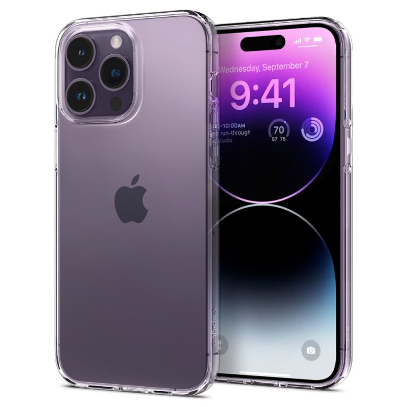 Spigen Liquid Crystal dėklas iPhone 14 Pro Max - skaidrus