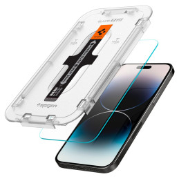 Spigen Glas.tR EZ Fit grūdintas stiklas skirtas iPhone 14 Pro Max - 2 vnt.