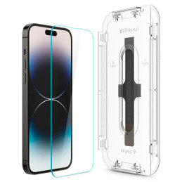 Spigen Glas.tR EZ Fit grūdintas stiklas skirtas iPhone 14 Pro Max - 2 vnt.