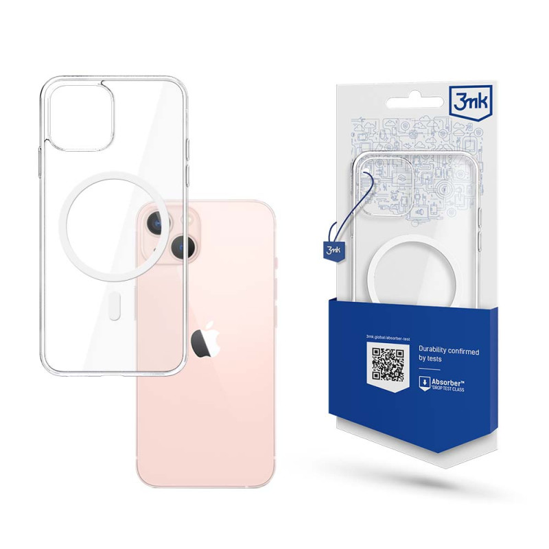 3mk Mag Case su MagSafe iPhone 14 - skaidrus
