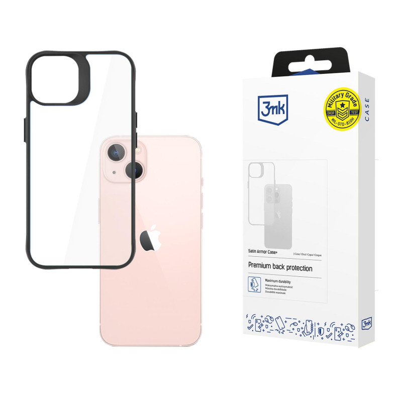 3mk Satin Armor Case+ dėklas iPhone 14 - skaidrus