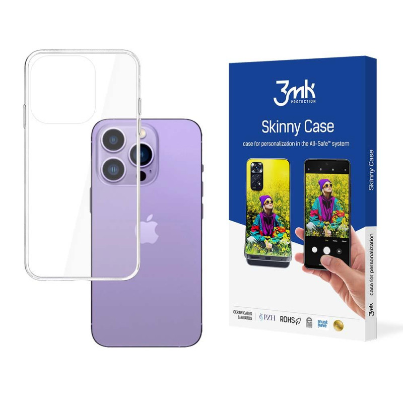 3mk Skinny Case, skirtas iPhone 14 Pro Max – skaidrus