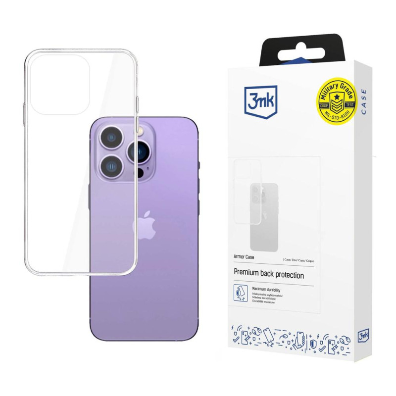 3mk Armor Case iPhone 14 Pro Max - skaidrus