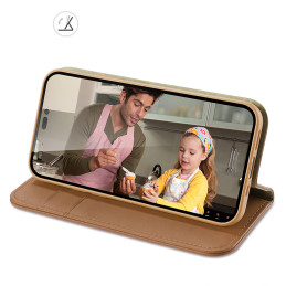 Dux Ducis Hivo odinis atverčiamas dėklas Natūralios odinės dangtelio piniginė kortelėms ir asmens dokumentams iPhone 14 ...
