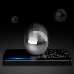 Dux Ducis 9D grūdintas stiklas Xiaomi Poco C40 9H grūdintas stiklas su juodu rėmeliu