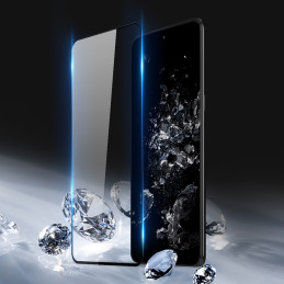 Dux Ducis 9D grūdintas stiklas OnePlus 10T / OnePlus Ace Pro 9H su juodu rėmeliu