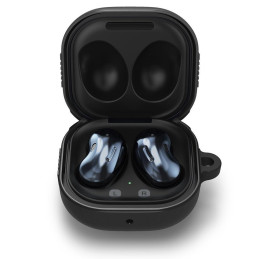 Spigen Rugged Armor dėklas, skirtas Samsung Galaxy Buds 2 Pro / 2 / LIVE / Pro - matinė juoda