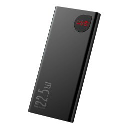 „Baseus Adaman“ metalinis maitinimo blokas su greito įkrovimo 10 000 mAh 22,5 W (Overseas Edition 2021) juodas