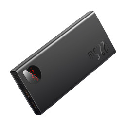 „Baseus Adaman“ metalinis maitinimo blokas su greito įkrovimo 10 000 mAh 22,5 W (Overseas Edition 2021) juodas