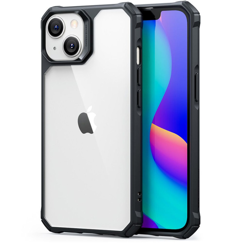 ESR Air Armor dėklas iPhone 14 Plus - skaidrus ir juodas