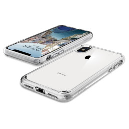 Spigen Ultra Hybrid dėklas iPhone XS Max - skaidrus