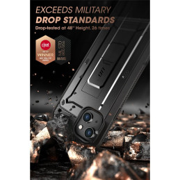 Supcase Unicorn Beetle Pro dėklas iPhone 13 / iPhone 14 - juodas