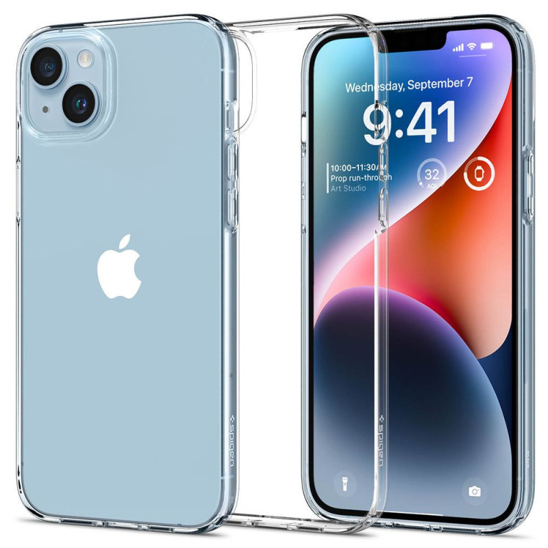 Spigen Liquid Crystal dėklas iPhone 14 - skaidrus