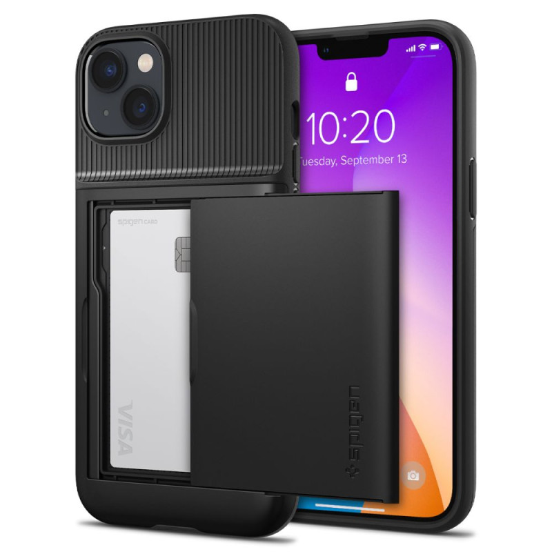 Spigen Slim Armor CS dėklas iPhone 14 Plus - juodas