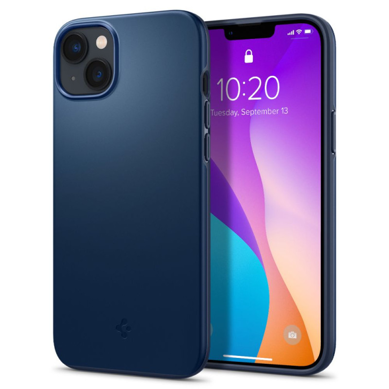 Spigen Thin Fit dėklas iPhone 14 Plus - mėlynas