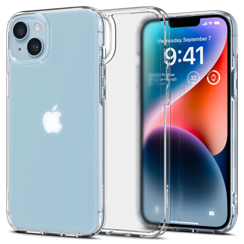 Spigen Ultra Hybrid dėklas iPhone 14 Plus - matinis ir skaidrus