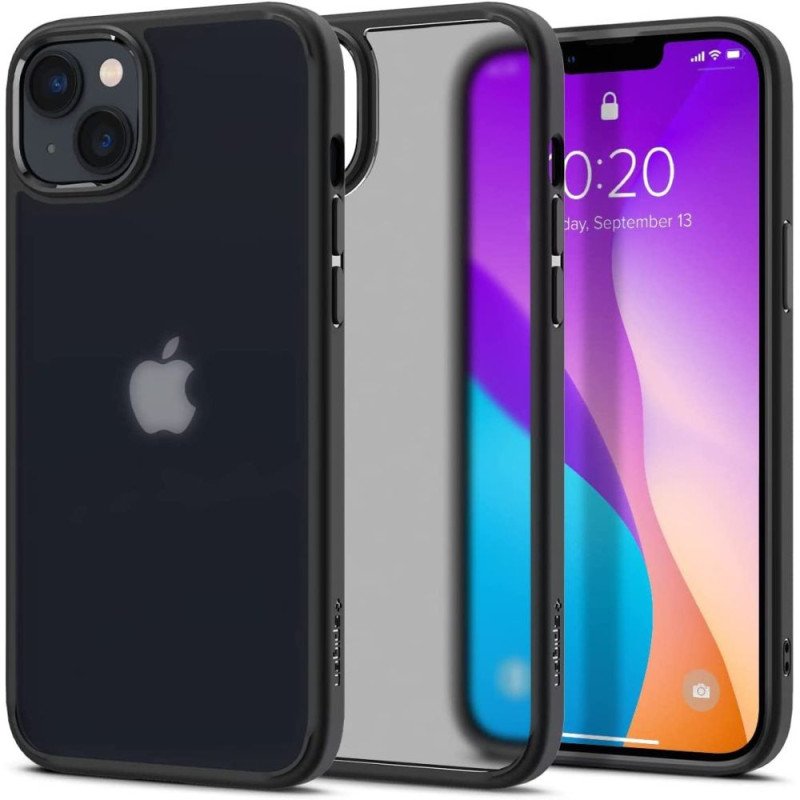 Spigen Ultra Hybrid dėklas, skirtas iPhone 14 Plus - matinė juoda