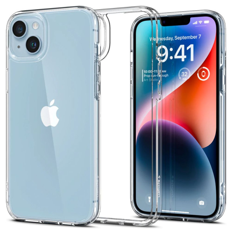 Spigen Ultra Hybrid dėklas iPhone 14 - skaidrus