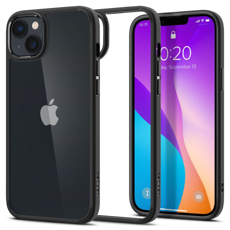 Spigen Ultra Hybrid dėklas iPhone 14 - matinė juoda