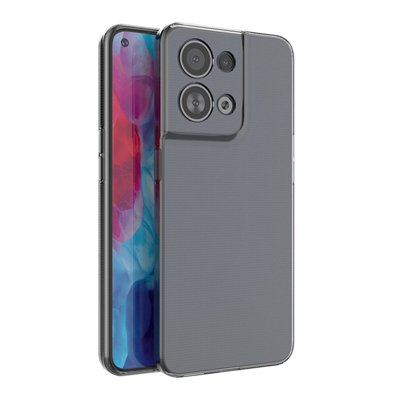 Ultra Clear 0,5 mm dėklas, skirtas Oppo Reno 8 plonam dangčiui, skaidrus