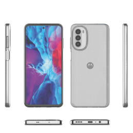 Itin skaidrus 0,5 mm dėklas Motorola Moto G82 5G / Moto G52 plonas dangtelis, skaidrus