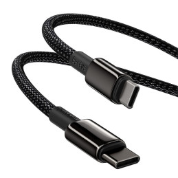 Baseus CATWJ-A01 USB-C - USB-C PD QC kabelis 100W 5A 480Mb/ s 2m - juodas
