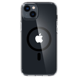 Spigen Ultra Hybrid Mag Dėklas su MagSafe, skirtas iPhone 14 Plus – skaidrus ir juodas