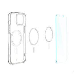 Spigen Cyrill Shine Mag dėklas su MagSafe iPhone 14 Plus - skaidrus ir blizgantis