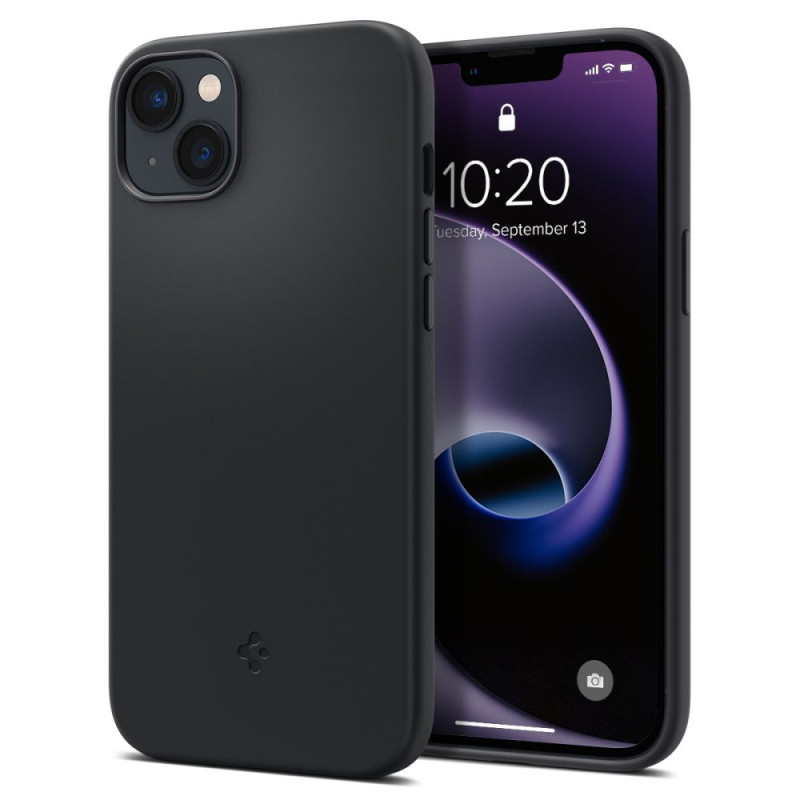 Spigen Silicone Fit Mag dėklas su MagSafe iPhone 14 Plus - juodas