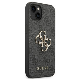 Guess 4G Big Metal Logo dėklas iPhone 14 - pilkas