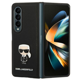 Karl Lagerfeld Saffiano Ikonik Metalinis dėklas, skirtas Samsung Galaxy