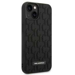 Karl Lagerfeld 3D Monogram dėklas iPhone 14 Plus - juodas
