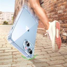 Ugreen gelio dėklas su sustiprintais kampais Bright Cushion apsauginis dėklas, skirtas iPhone 14 Plus skaidrus (LP602)
