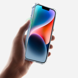 Ugreen gelio dėklas su sustiprintais kampais Bright Cushion apsauginis dėklas, skirtas iPhone 14 Plus skaidrus (LP602)