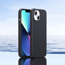 Ugreen LP626 Silky Silikoninis apsauginis dėklas Guminis Lankstus silikoninis telefono dėklas, skirtas iPhone 14 Plus Bl...