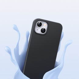 Ugreen LP626 Silky Silikoninis apsauginis dėklas Guminis Lankstus silikoninis telefono dėklas, skirtas iPhone 14 Plus Bl...