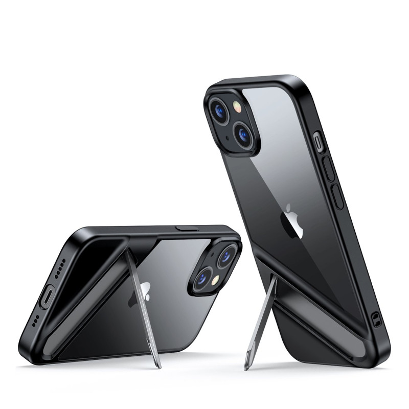 Ugreen LP633 Kickstand Protective Case standus dėklas su gelio rėmeliu ir įmontuotu stovu, skirtu iPhone 14 (90924)