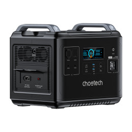 Choetech nešiojama LiFePO4 elektrinė 1997Wh 2000W maitinimo blokas juodas (BS006 Super Mini)